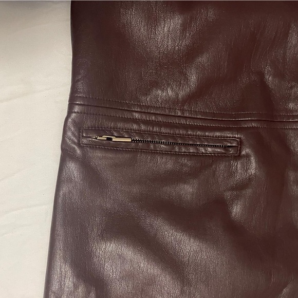 Chicwish Deep Brown Leather Jacket - Picture 4 of 6